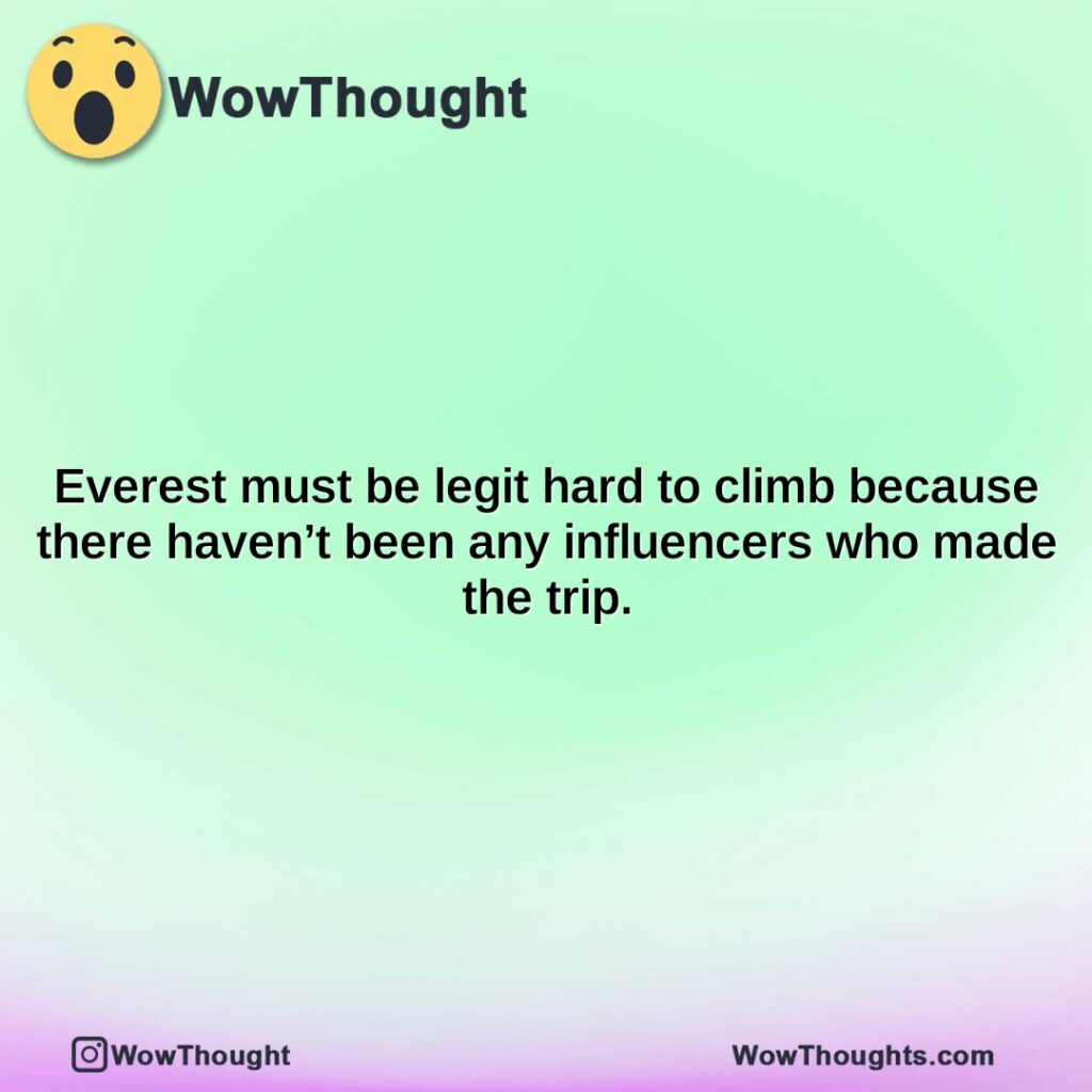 everest-must-be-legit-hard-to-climb-because-there-havent-been-any-influencers-who-made-the-trip.