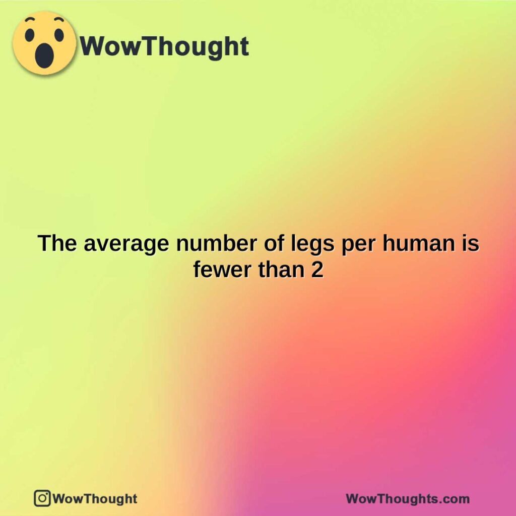 the-average-number-of-legs-per-human-is-fewer-than-2