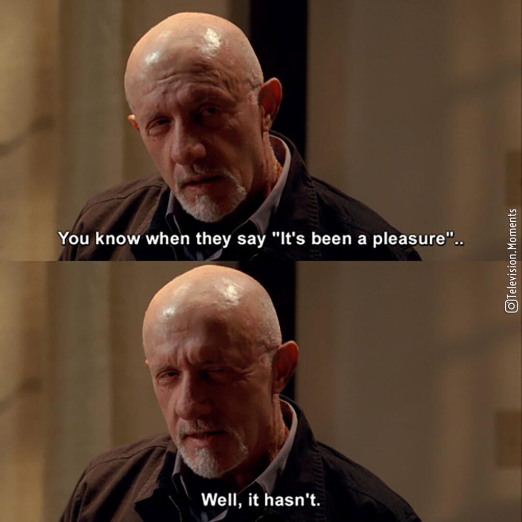 Mike Ehrmantraut from Breaking Bad 