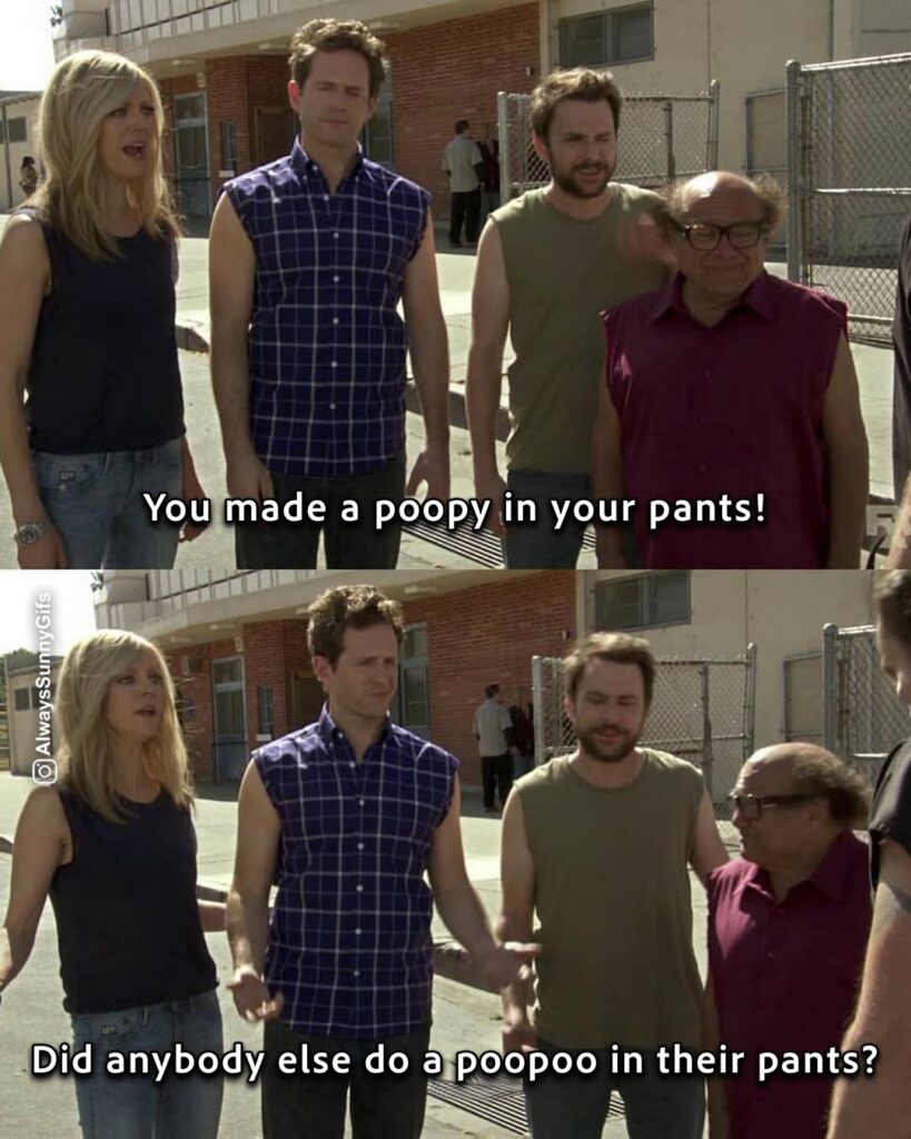 Always Sunny – S09E05 Mac Day – poopy