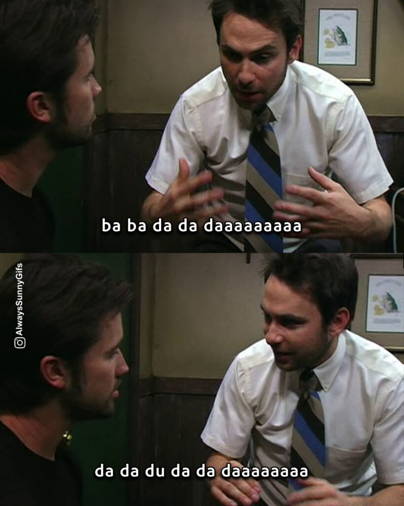 Always Sunny – S03E10 – bird law and order