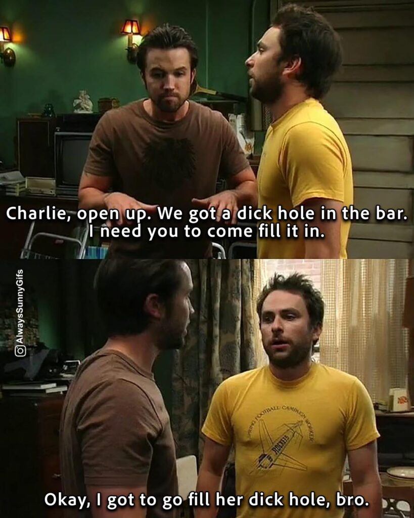 Always Sunny – S04E05 Mac & Charlie Die – dhole