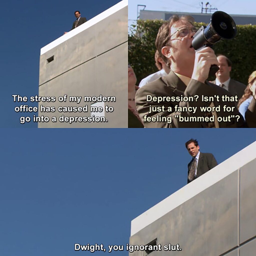 Dwight, you ignorant slut