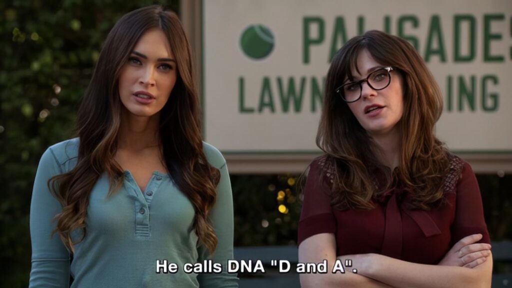 He calls DNA D and A