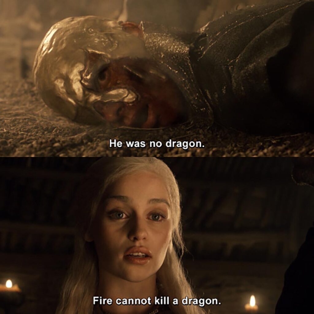 He was no dragon