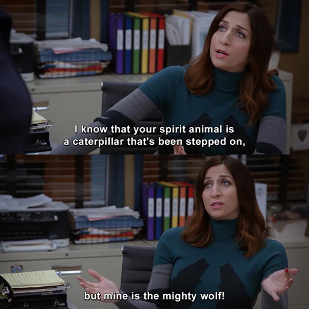 I know that your spirit animal is…