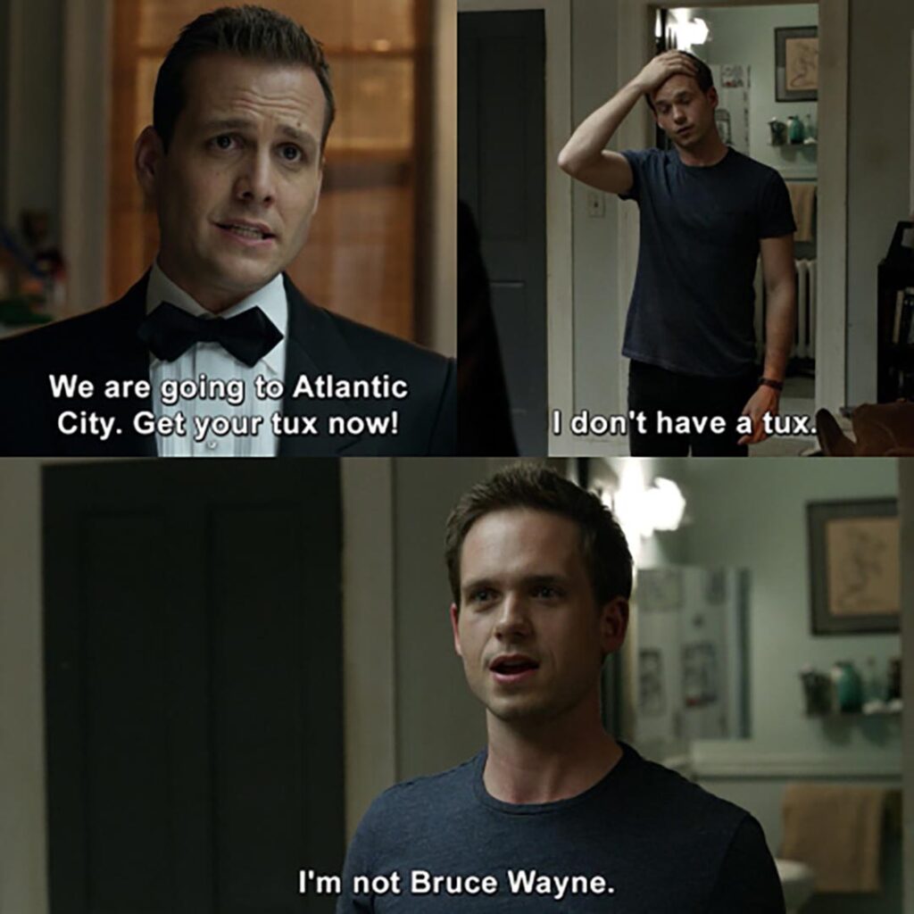 I’m not Bruce Wayne