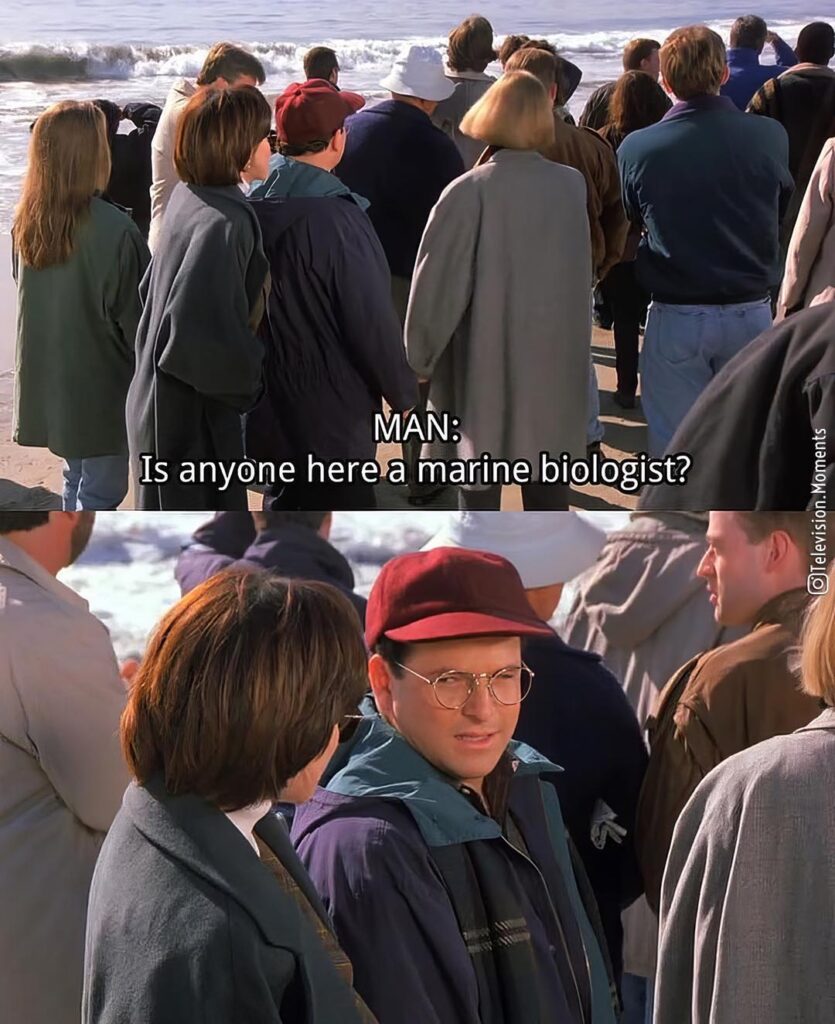 Is anyone here a marine biologist