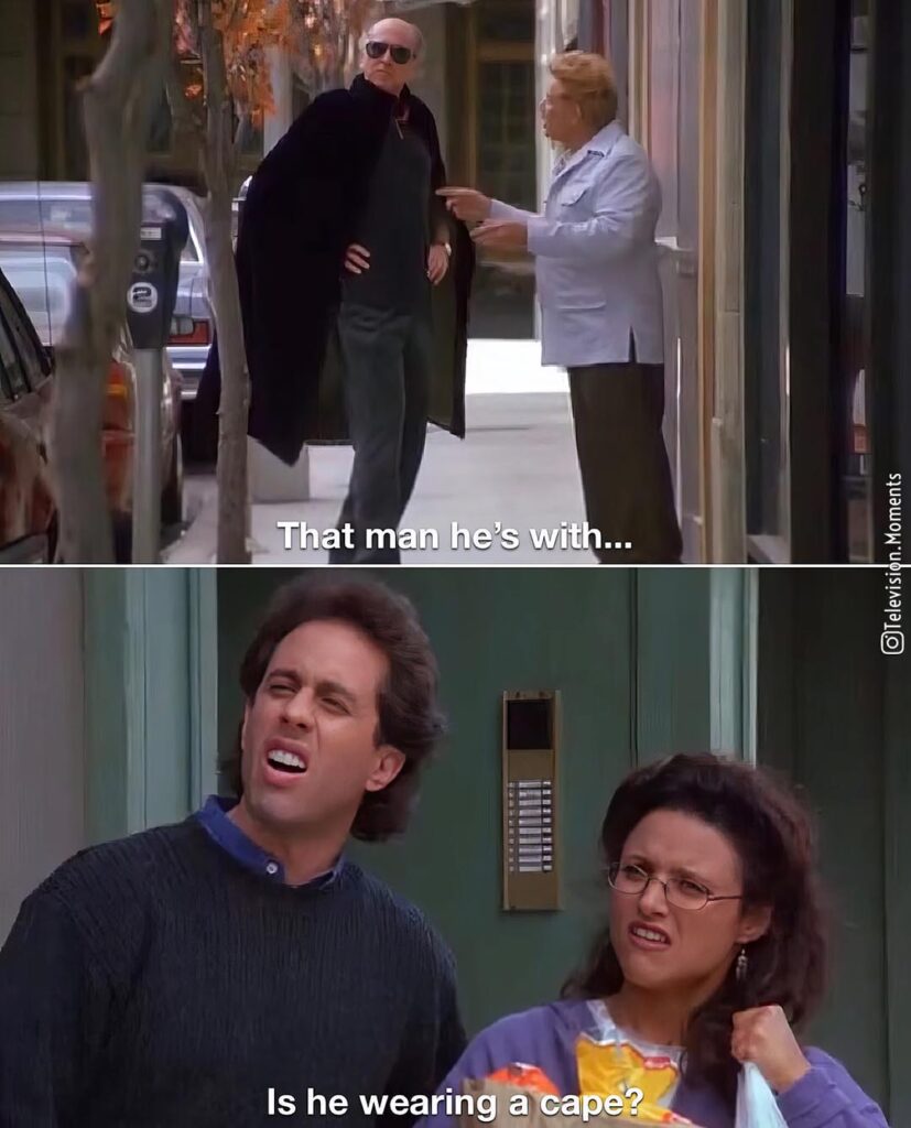 Is he wearing a cape