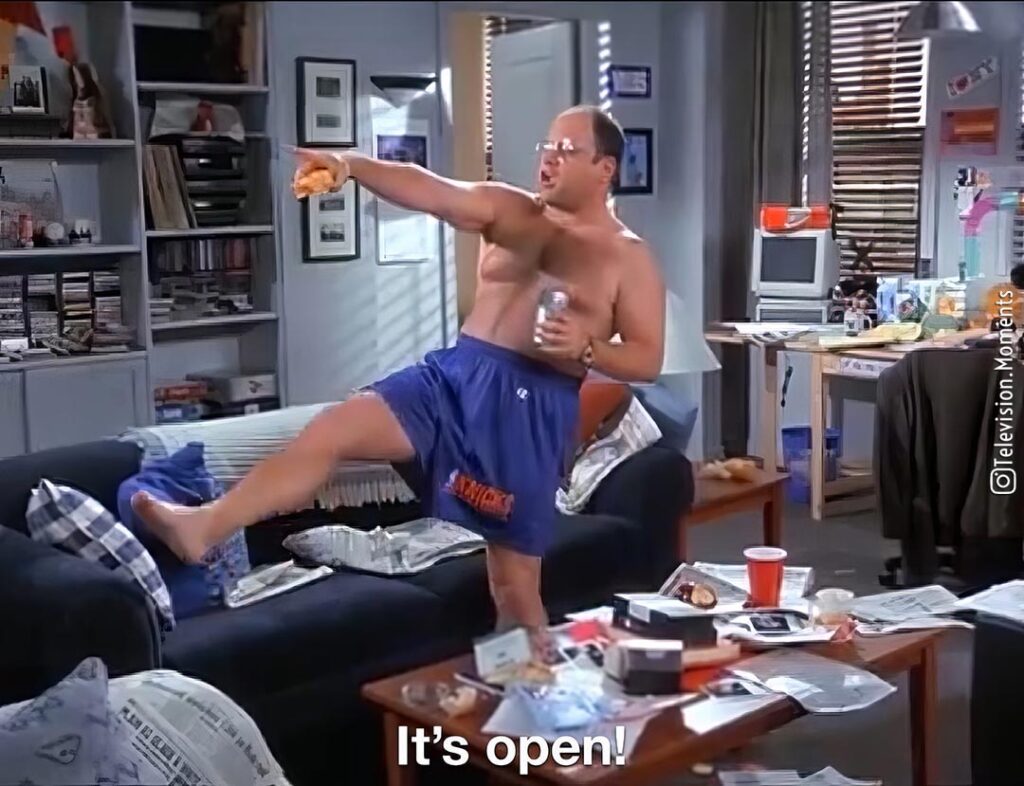 It's open