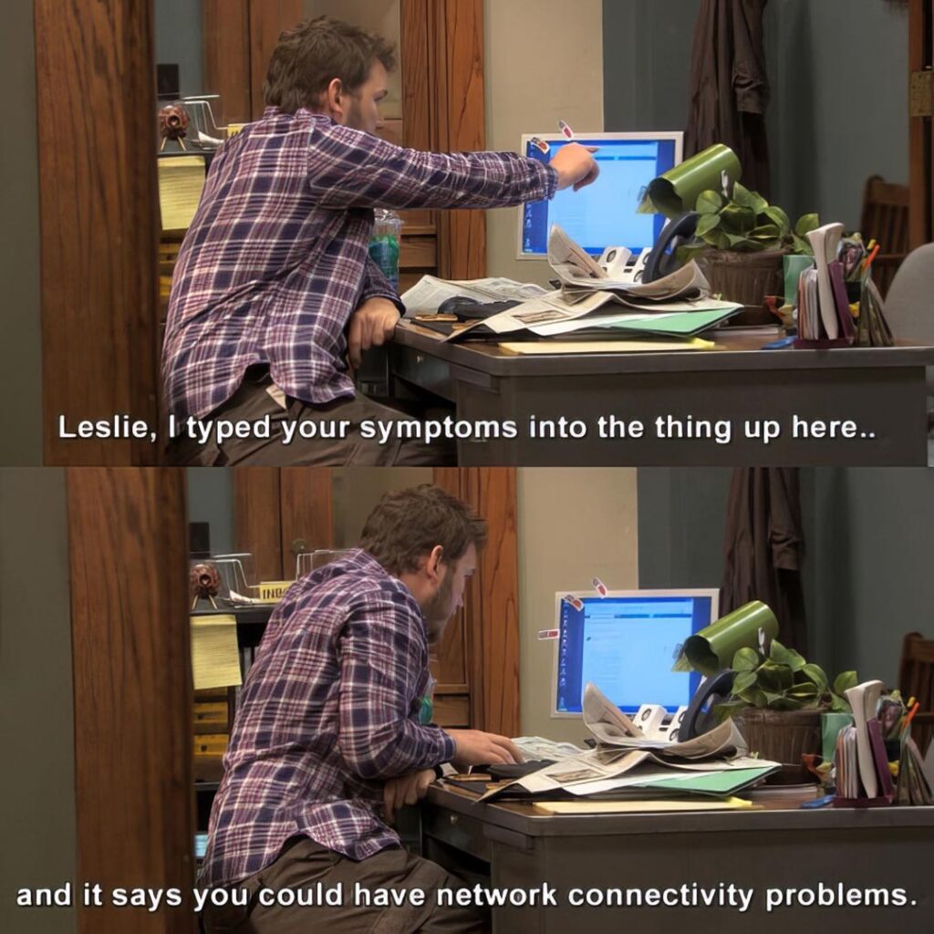 Leslie, I typed your symptoms into the thing up here