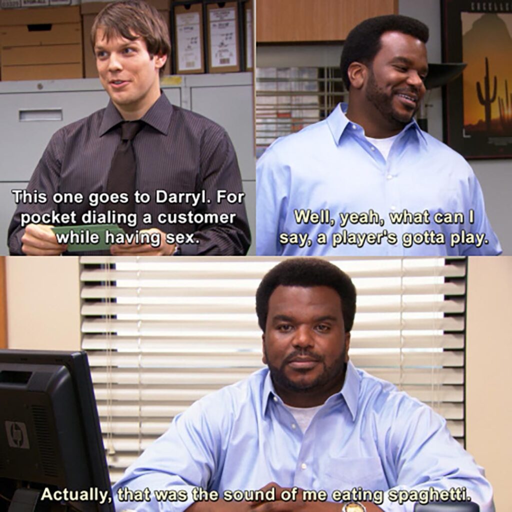 This one goes to Darryl