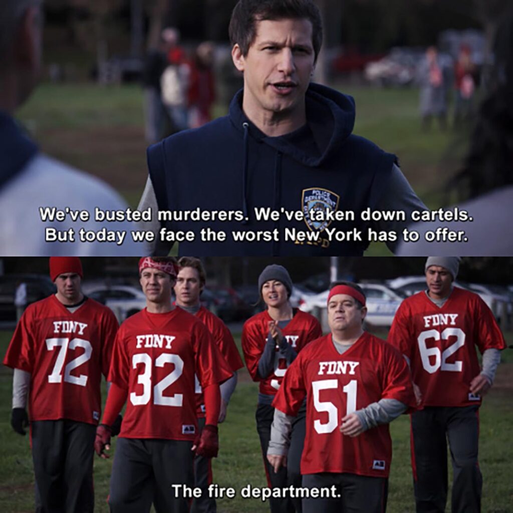 We've busted murderers (Brooklyn Nine-Nine)