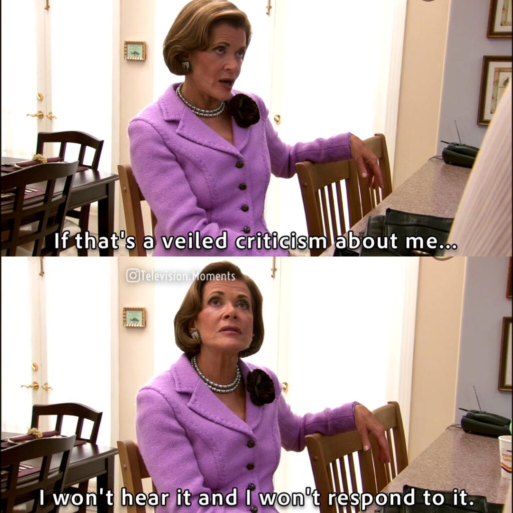 Arrested Development S01E04 – If that's a veiled criticism about me...