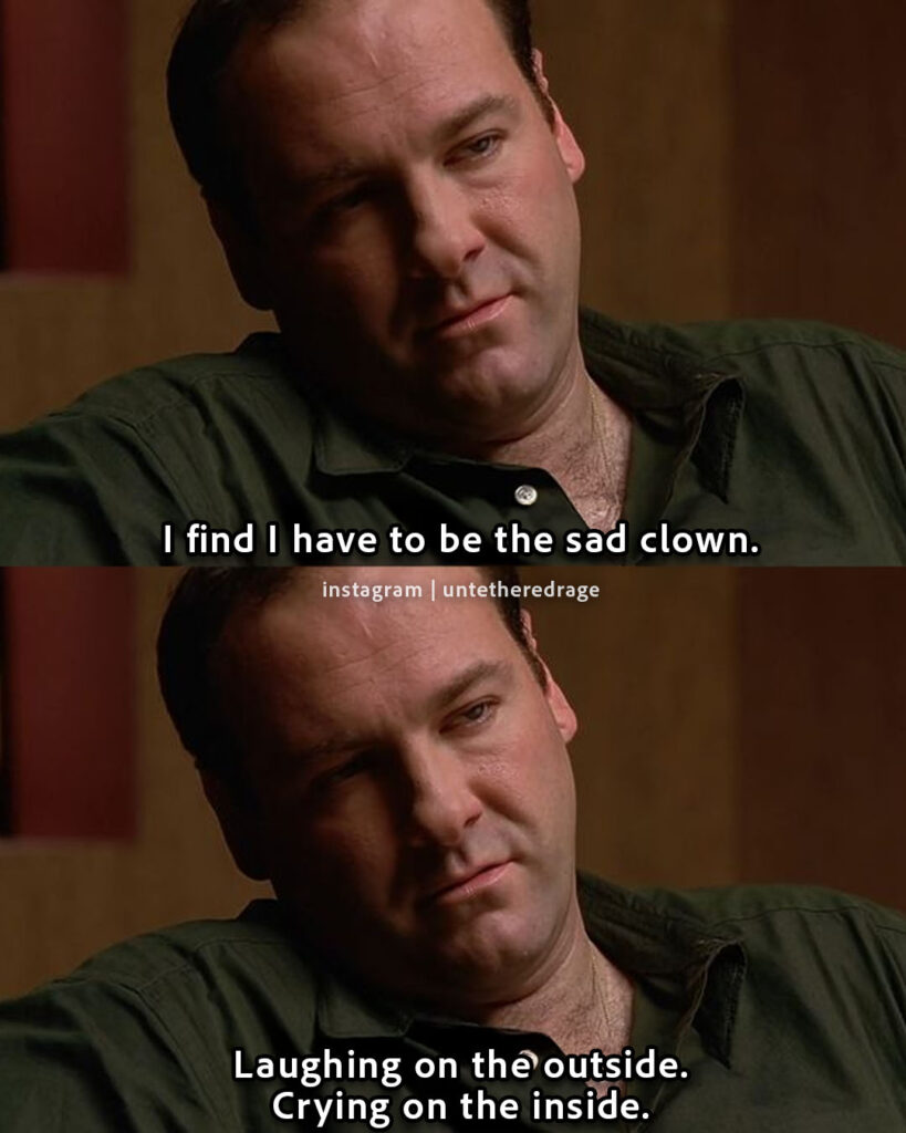 Sopranos – Tony Soprano – Sad Clown