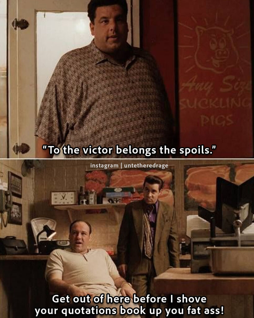 Sopranos – Tony Soprano – quotations book