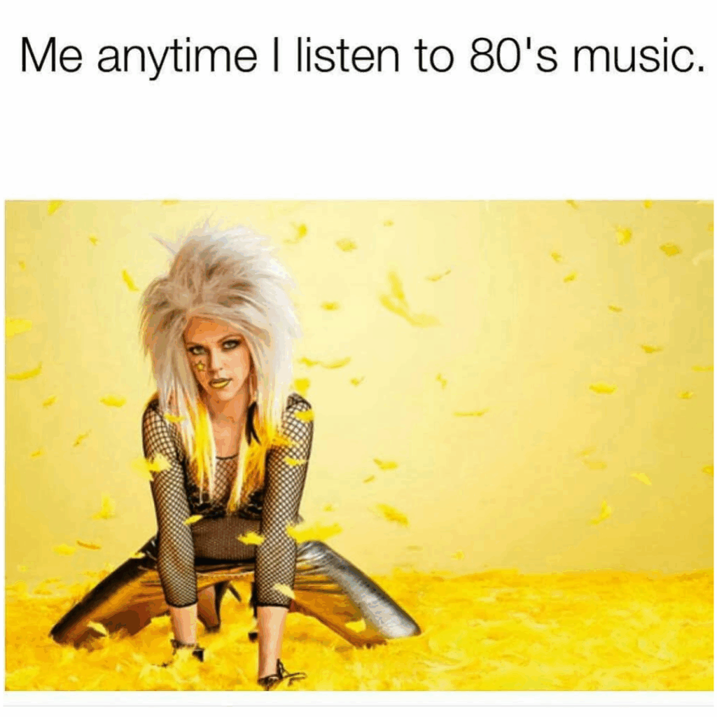 as we become… the creatures of the 80s