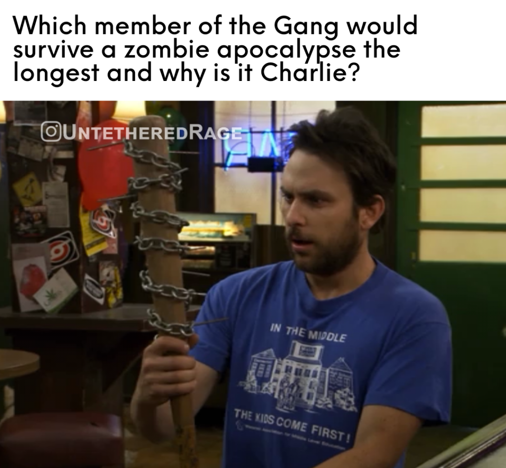 It would definitely be Charlie