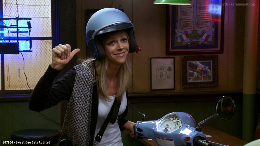 Sweet Dee beat the system